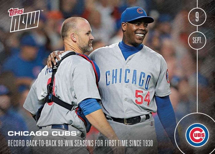 2016 Topps Now #439 Chicago Cubs