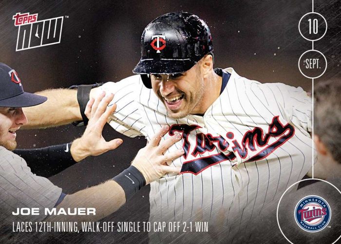 2016 Topps Now #441 Joe Mauer