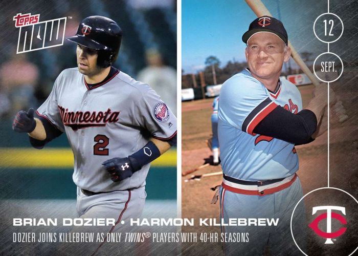 2016 Topps Now #449 Brian Dozier