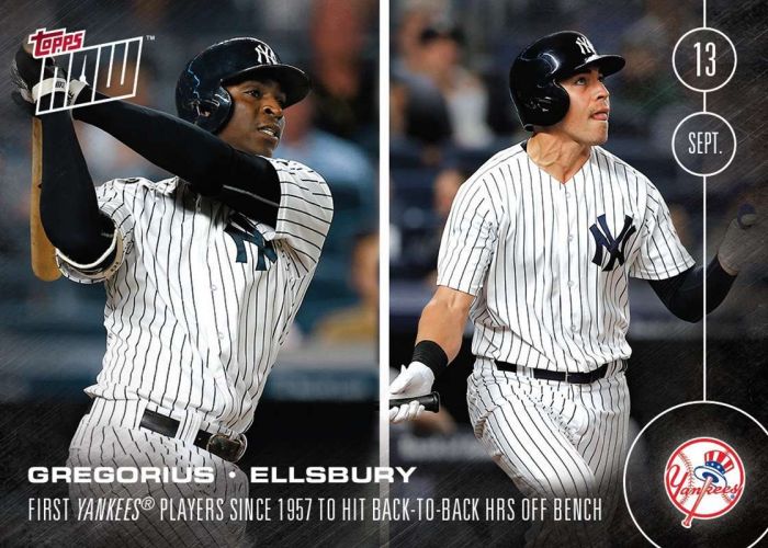 2016 Topps Now #451 Didi Gregorius   Jacoby Ellsbury