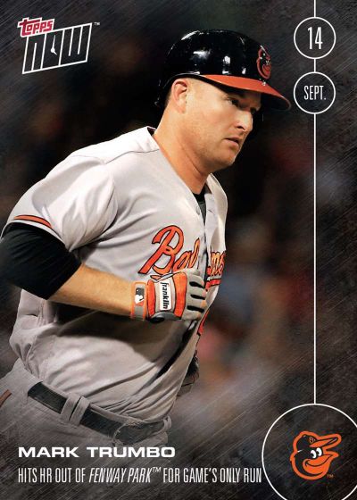2016 Topps Now #456 Mark Trumbo