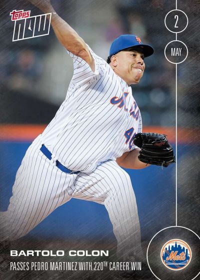2016 Topps Now #46 Bartolo Colon