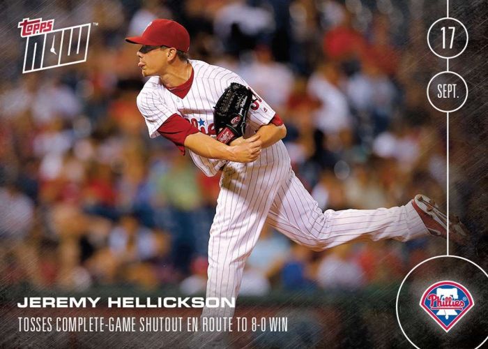 2016 Topps Now #468 Jeremy Hellickson
