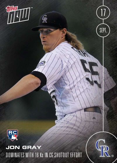 2016 Topps Now #470 Jon Gray