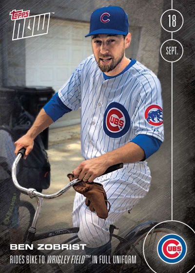 2016 Topps Now #475 Ben Zobrist