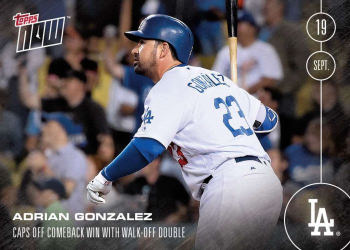 2016 Topps Now #480 Adrian Gonzalez