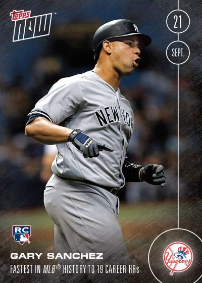 2016 Topps Now #486 Gary Sanchez