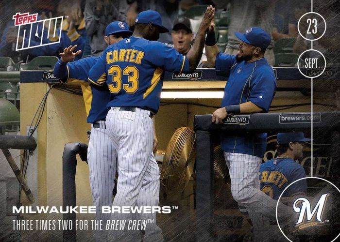 2016 Topps Now #492 Brewers