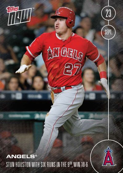2016 Topps Now #495 Mike Trout