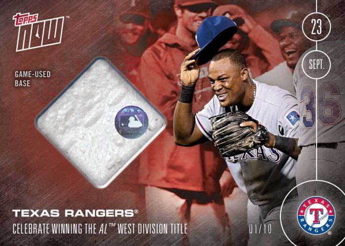 2016 Topps Now #498-E Rangers