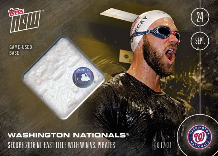 2016 Topps Now #501E Nationals Bryce Harper