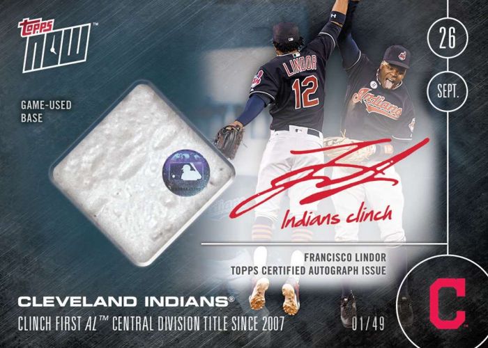 2016 Topps Now #507B Indians