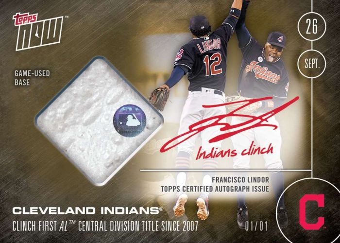2016 Topps Now #507E Indians