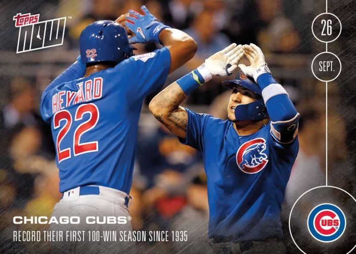 2016 Topps Now #508 Cubs