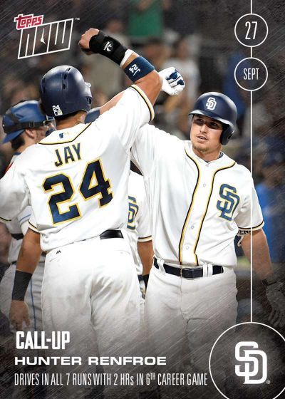 2016 Topps Now #512 Hunter Renfroe