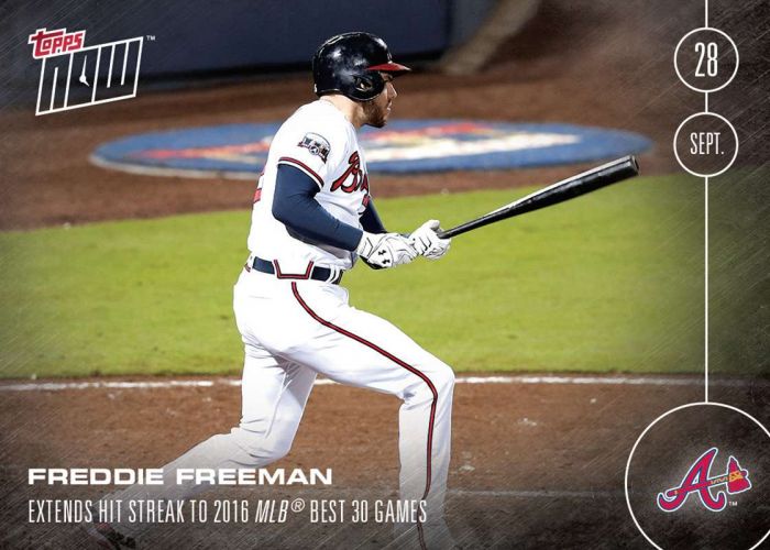 2016 Topps Now #513 Freddie Freeman