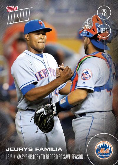 2016 Topps Now #515 Jeurys Familia