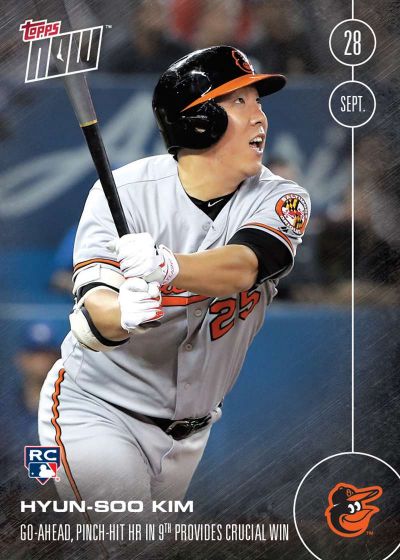 2016 Topps Now #519 Hyun Soo Kim