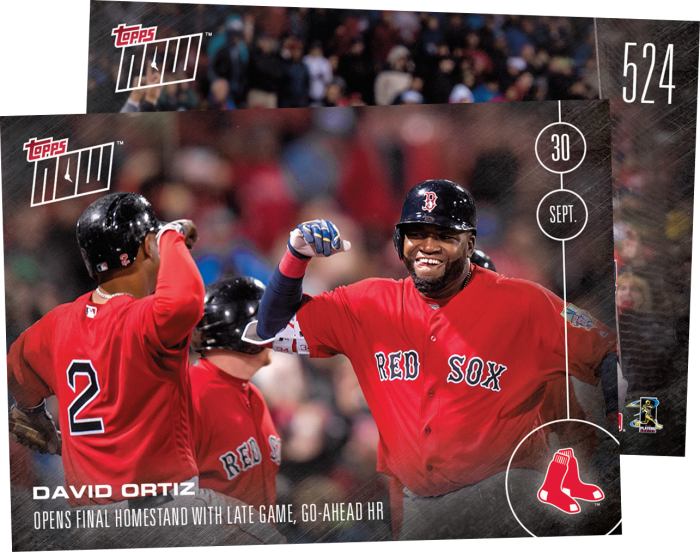 2016 Topps Now #524 David Ortiz