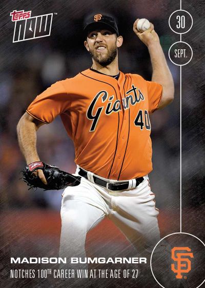 2016 Topps Now #526 Madison Bumgarner