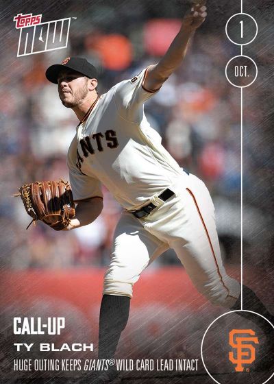 2016 Topps Now #529 Ty Blach