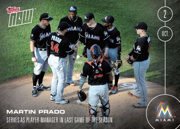 2016 Topps Now #532 Martin Prado
