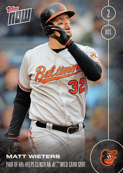 2016 Topps Now #535 Matt Wieters