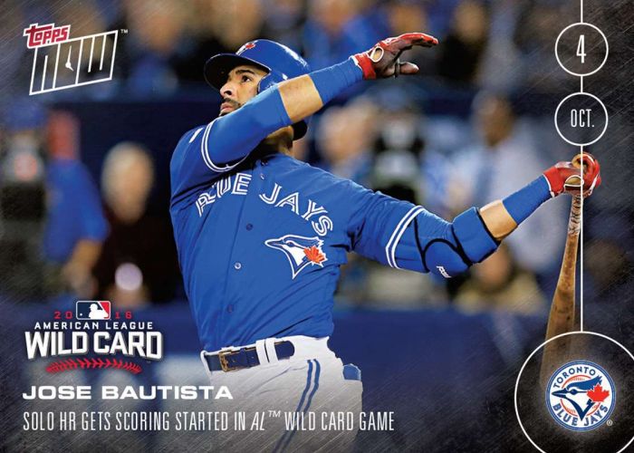 2016 Topps Now #537 Jose Bautista