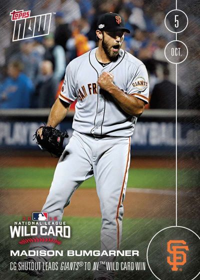 2016 Topps Now #543 Madison Bumgarner