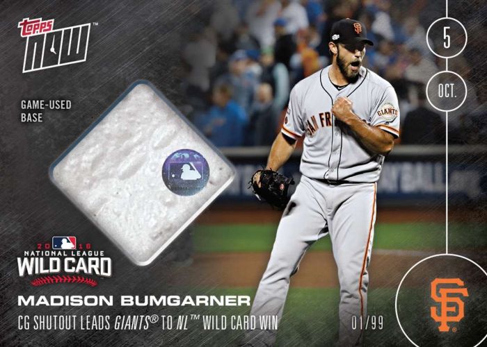 2016 Topps Now #543B Madison Bumgarner