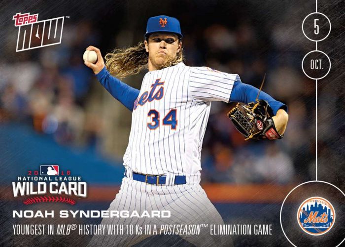2016 Topps Now #544 Noah Syndergaard