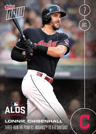 2016 Topps Now #552 Lonnie Chisenhall