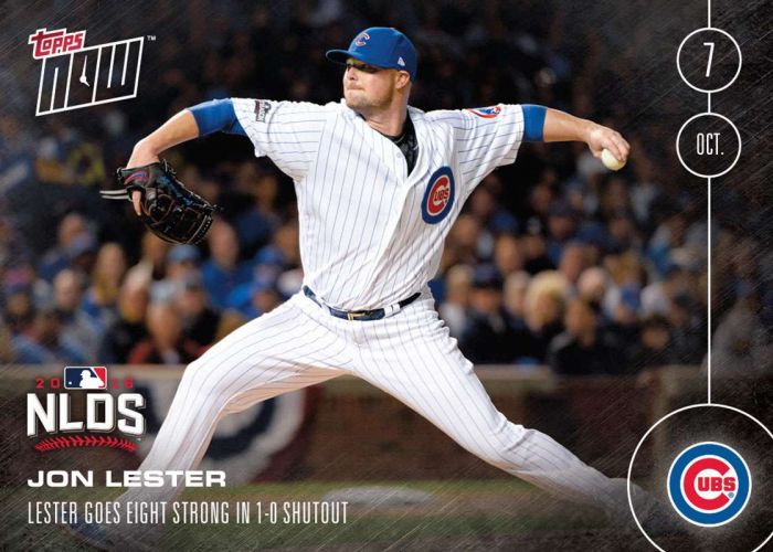 2016 Topps Now #554 Jon Lester