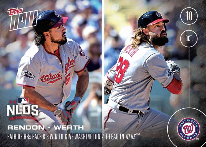 2016 Topps Now #562 Anthony Rendon  Jayson Werth