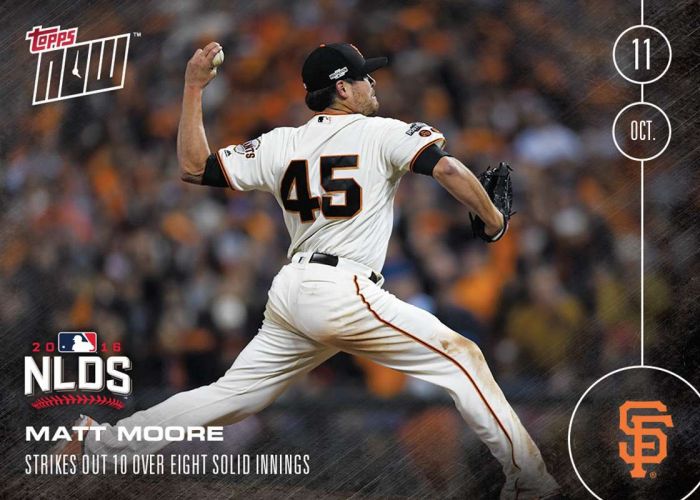 2016 Topps Now #569 Matt Moore