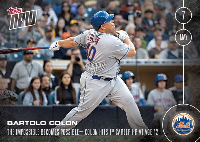 2016 Topps Now #57 Bartolo Colon