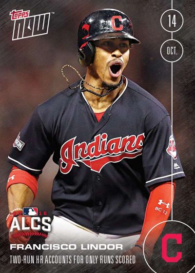2016 Topps Now #581 Francisco Lindor
