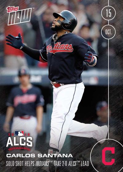 2016 Topps Now #585 Carlos Santana