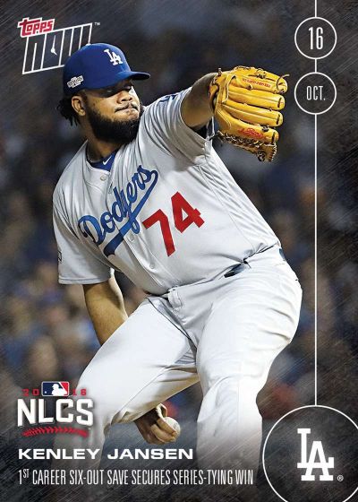 2016 Topps Now #592 Kenley Jansen