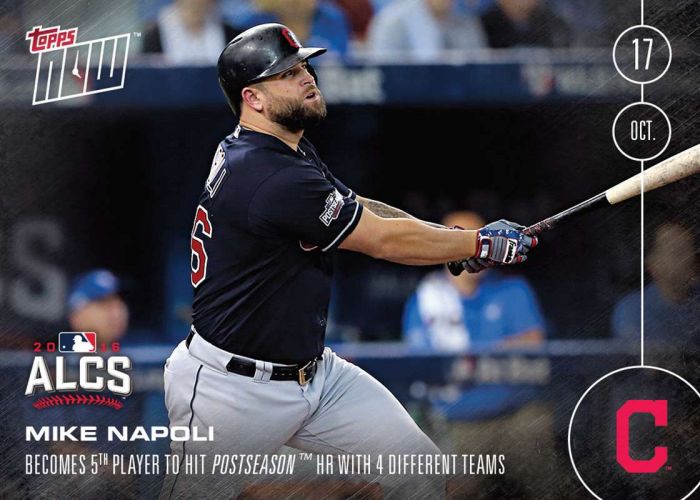 2016 Topps Now #594 Mike Napoli