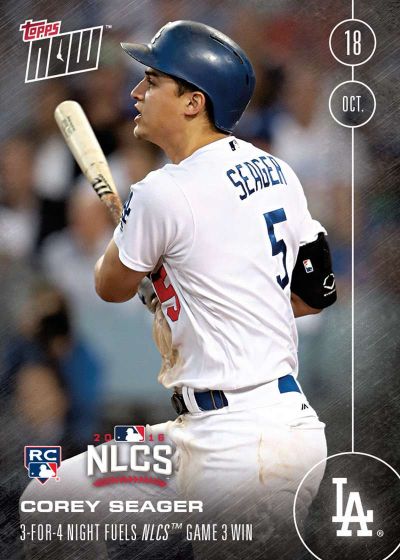 2016 Topps Now #599 Corey Seager