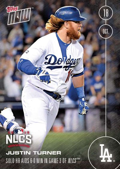 2016 Topps Now #601 Justin Turner