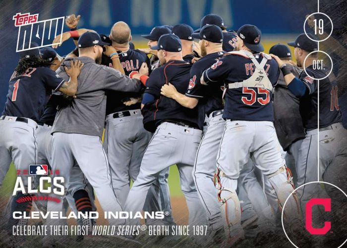 2016 Topps Now #606 Indians