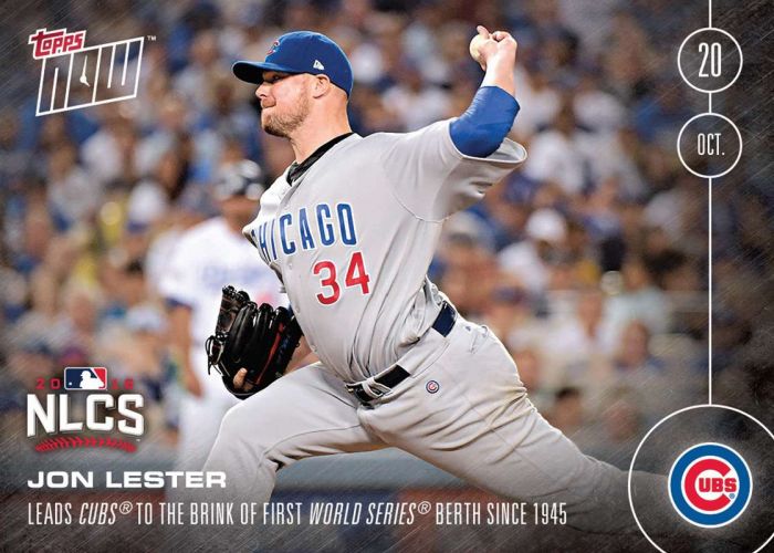 2016 Topps Now #611 Jon Lester