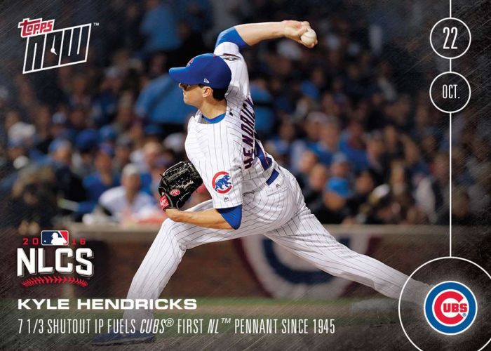 2016 Topps Now #614 Kyle Hendricks