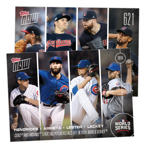 2016 Topps Now #621 WS Starting Pitchers