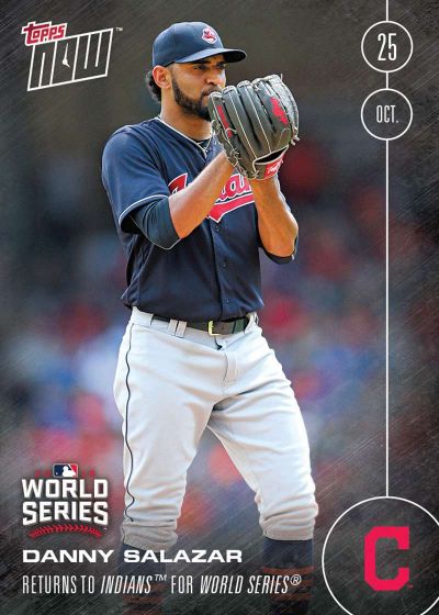 2016 Topps Now #624 Danny Salazar