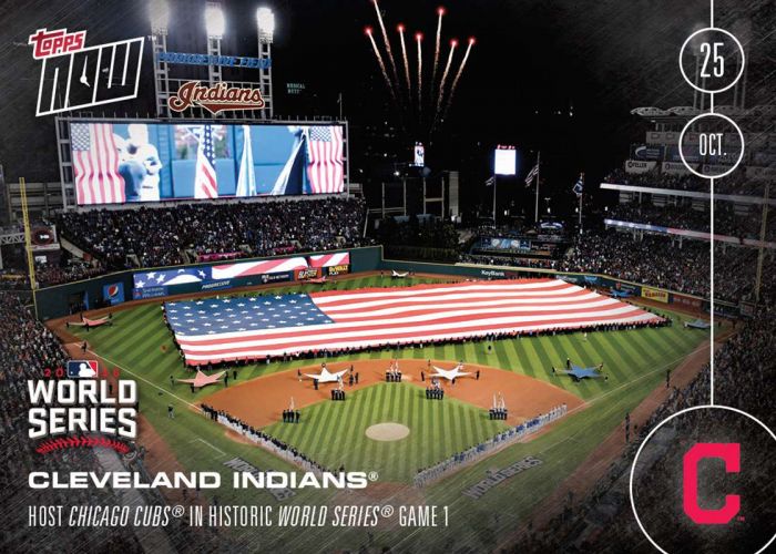 2016 Topps Now #625 Indians