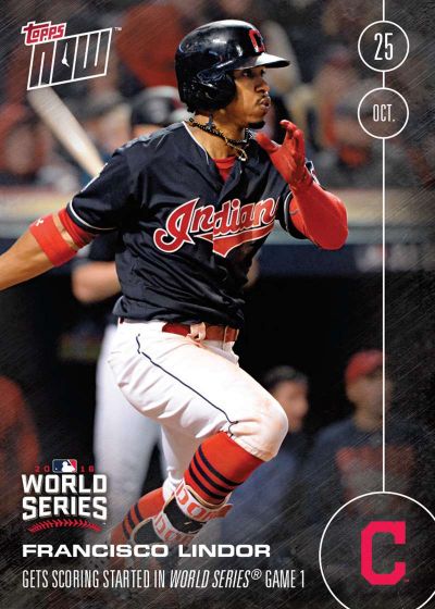 2016 Topps Now #626 Francisco Lindor