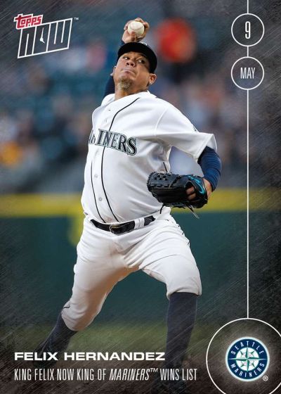 2016 Topps Now #63 Felix Hernandez